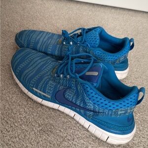 Blue Nike Athletic Sneakers
